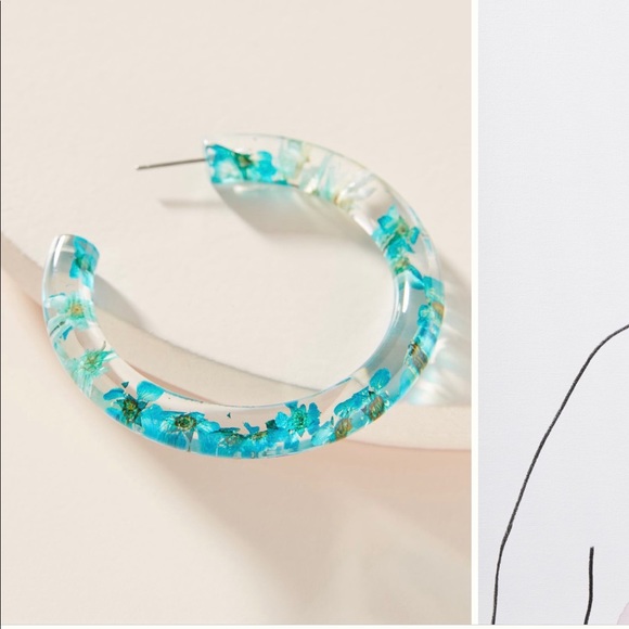 Anthro Florida resin earrings NWT - Picture 2 of 6